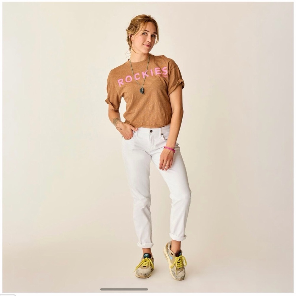 Carve Designs White Straight Leg Jeans